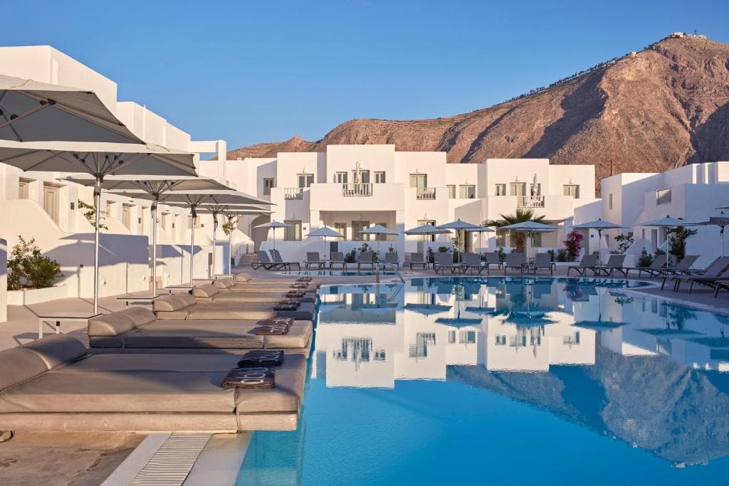 Aqua Blue Beach Hotel, Perissa