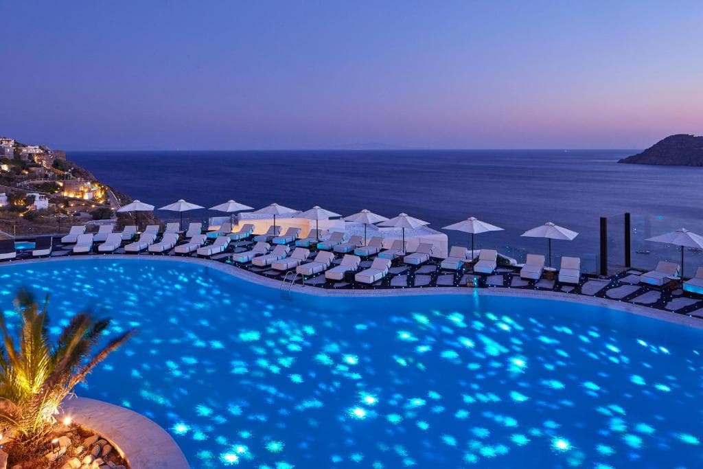 Royal Myconian Resort, Elia Beach