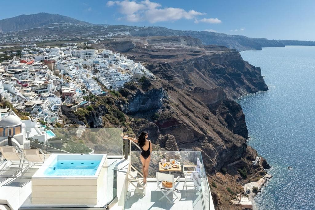 Mythical Blue Santorini, Fira